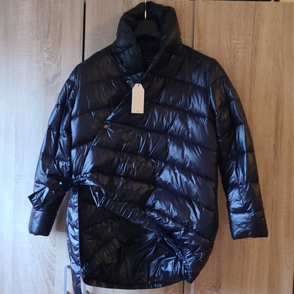 Universal Standard Kanda Black Puffer Jacket 2XS M